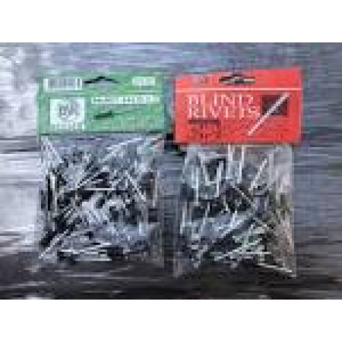Заклепка витяжна 4,0*10 RAL8017