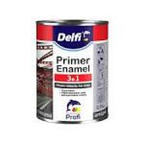 DELFI Грунт-Емаль 3в1 зелена 0,9кг