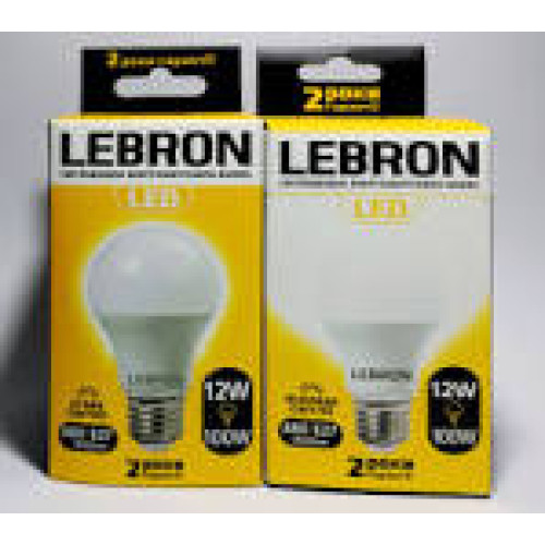  E27 Лампа LED  12W 4100K 220V  LEBRON(00-10-16) 