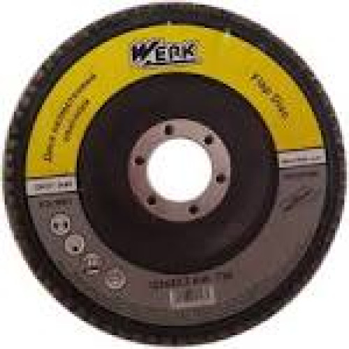 Диск пелюстковий плоский 125х22,2 Р80 WERK