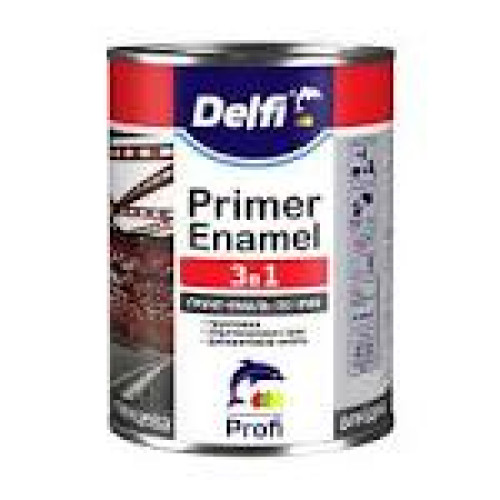 DELFI Грунт-Емаль 3в1 біла 2,8кг
