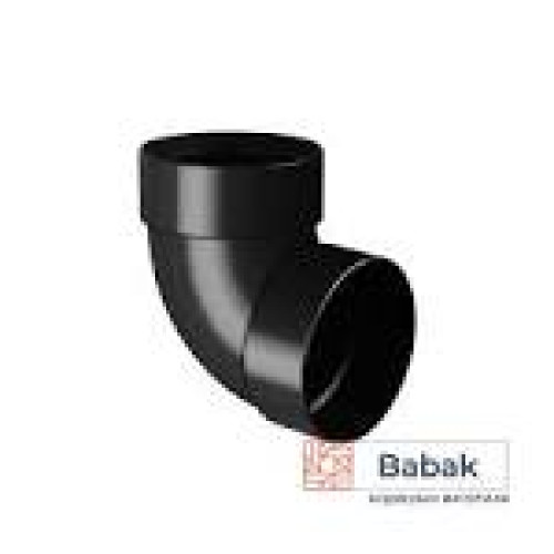Відвід труби двомуфтовий 67* графіт 100мм