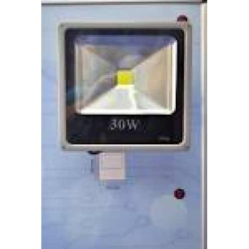 Прожектор діодний  IP65  50 W (сенсор) Lemanso 6500K