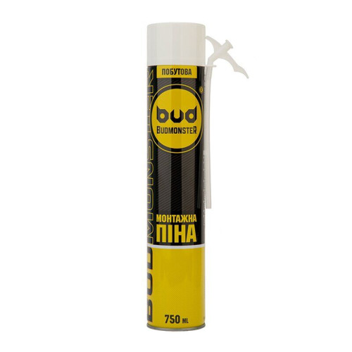 0013 Піна монтажна ручна BUDMONSTER 750мл 