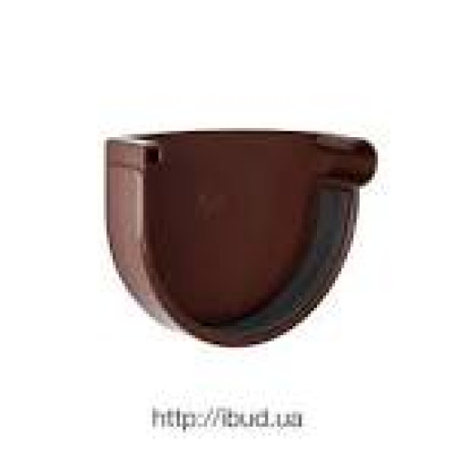 Заглушка ринви права коричнева 130мм