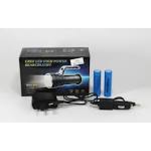 ФОН-227 JY Ліхтар ручний аккум.1*1W LED+8 LED(євровилка зарядки) GREELITE